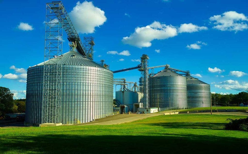 Ohio grain silos